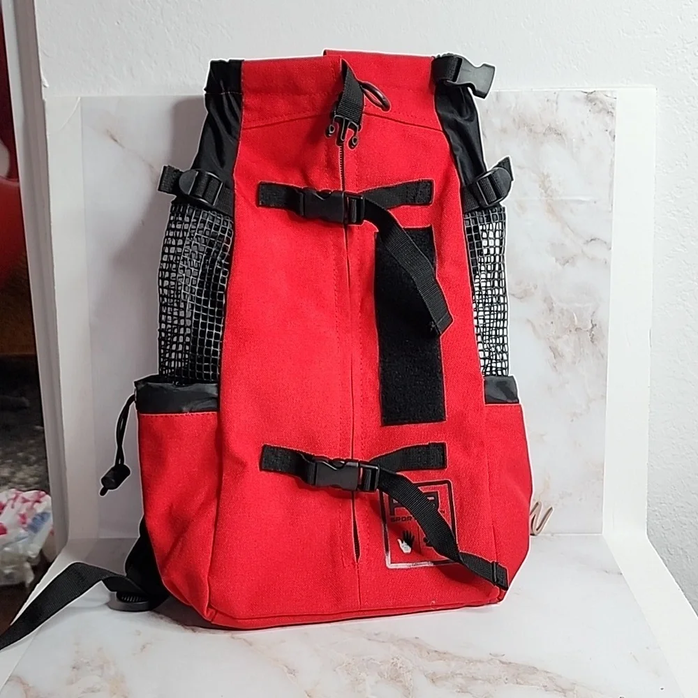 K9 Sport Sack Air Forward Facing Backpack Red Dog Carrier, small medium …